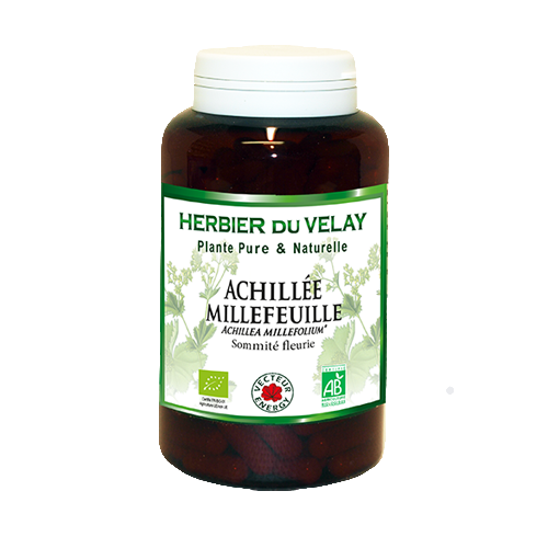 Achillée millefeuille - Bio* - 180 gélules de plante - Phytothérapie - Vecteur Energy
