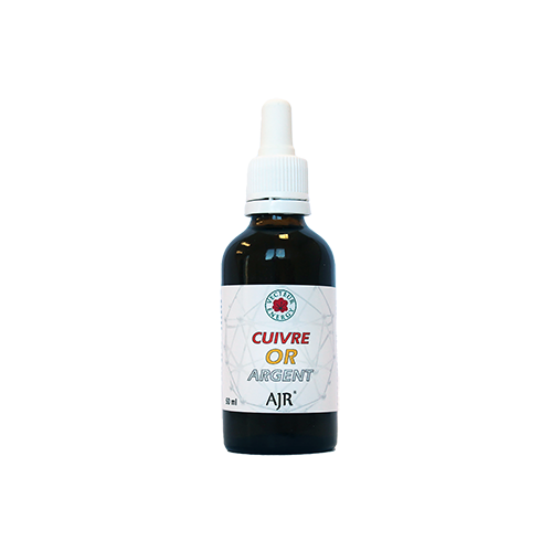 AJR Cuivre Or Argent - 50 ml - Oligoélément - Vecteur Energy