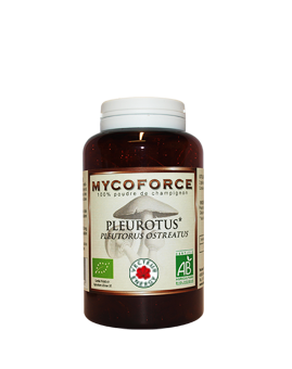 Pleurotus- 180 gélules - Bio* -  Mycoforce - Poudre de champignon - Vecteur Energy