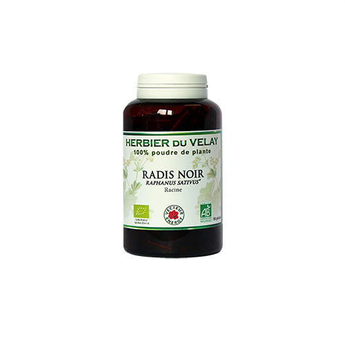 Radis noir - Bio* - 180 gélules de plante - Phytothérapie - Vecteur Energy