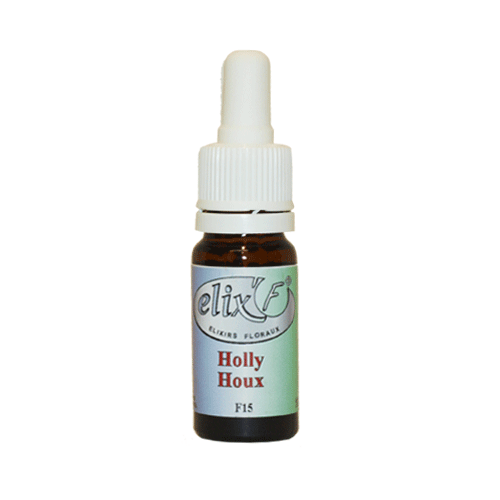 ELIX'F N°15 - Houx / Holly - 10 ml - Elixir floral - Fleur de Bach - Vecteur Energy