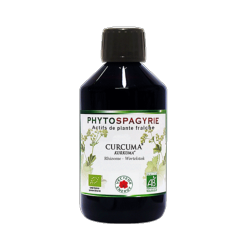 Curcuma - Bio* - 300 ml - Phytospagyrie - Extrait de plante - Vecteur Energy