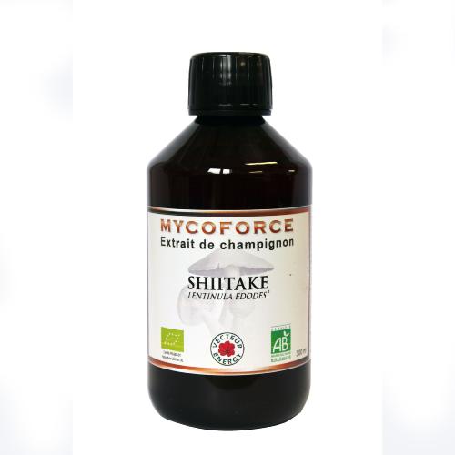 Shiitaké- 300 ml - Bio* - Mycoforce - Extrait de champignon - Vecteur Energy