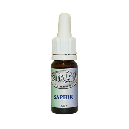 Elix'M - Elixir minéral Saphir sans alcool - Vecteur Energy