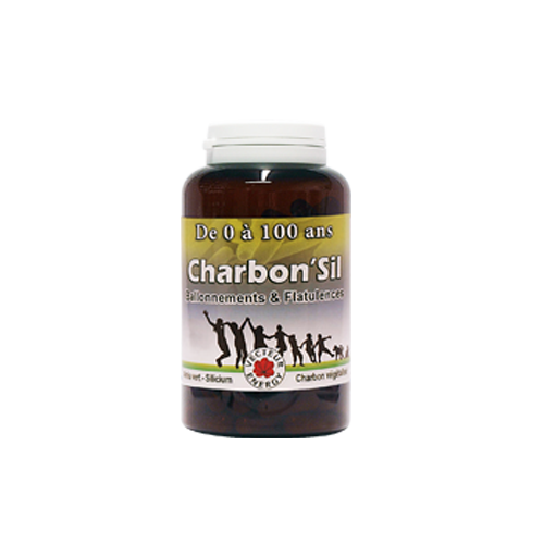 Charbon'Sil - 180 gélules - Complément alimentaire - Vecteur Energy