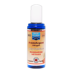 AromArgent Mandarine / Vetiver 200 ppm*** - 100 ml - Argent collodal - Vecteur Energy