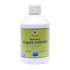 Solution Argent collodal 20 ppm 500 ml certifi naturelle** - Argent collodal - Vecteur Energy