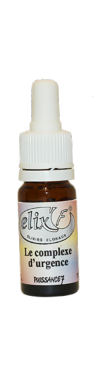 ELIX'F - Rescue - 10 ml - Complexe Fleur de Bach - Elixir floral - Fleur de Bach - Vecteur Energy