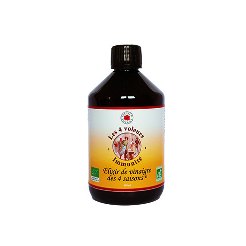 Vinaigre Immunité - Bio* - Elixir des 4 Saisons - 500 ml - Vecteur Energy