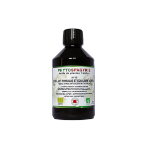 Phytospagyrie N15 Stimulant Physique et quilibre nerveux - Bio* - 300 ml - Synergie de plantes biologiques* - Vecteur Energy