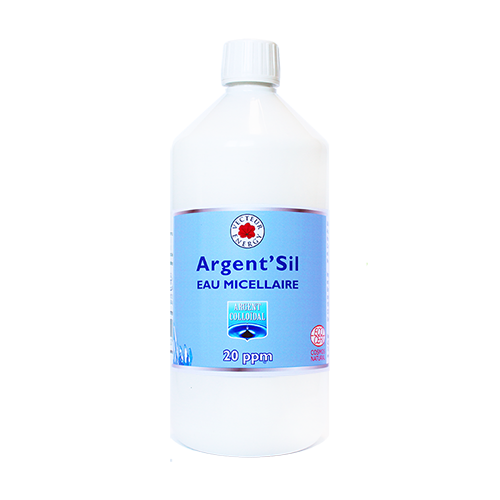 Argent'Sil 20 ppm - 1 litre - Argent colloïdal - Vecteur Energy
