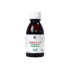 AJR Omega 3-6 - Vitamine D - Vitamine E - 150 ml - Vecteur Energy