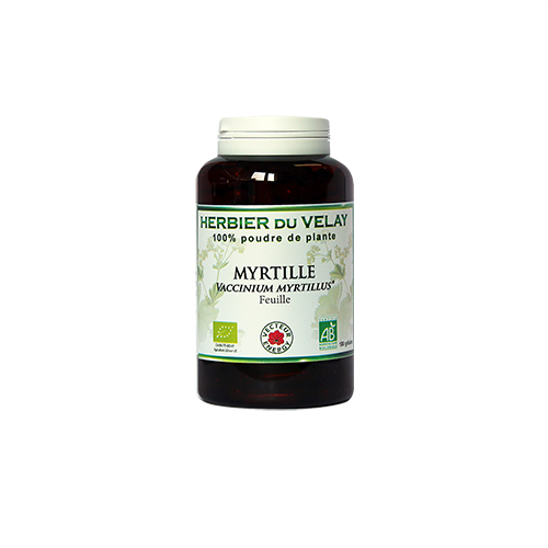 Myrtille - Bio* - 180 gélules de plante - Phytothérapie - Vecteur Energy