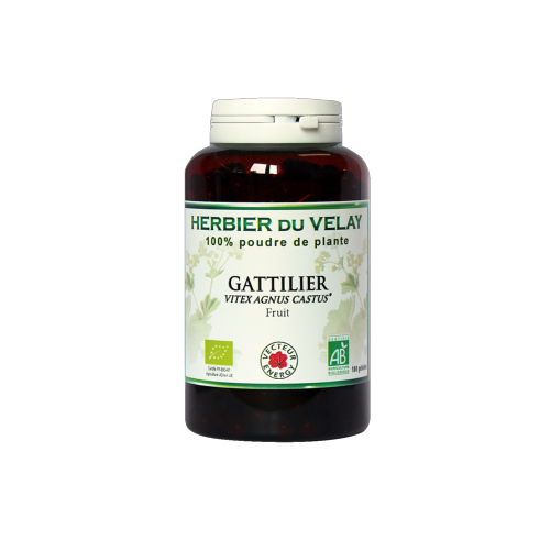 Gattilier - Bio* - 180 gélules de plante - Phytothérapie - Vecteur Energy